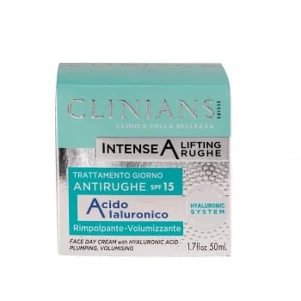 Crema facial de día rellenadora y voluminizadora con ácido Hialurónico SPF15 Clinians 50 ml. - 0.05 l - Imagen del producto en Findit