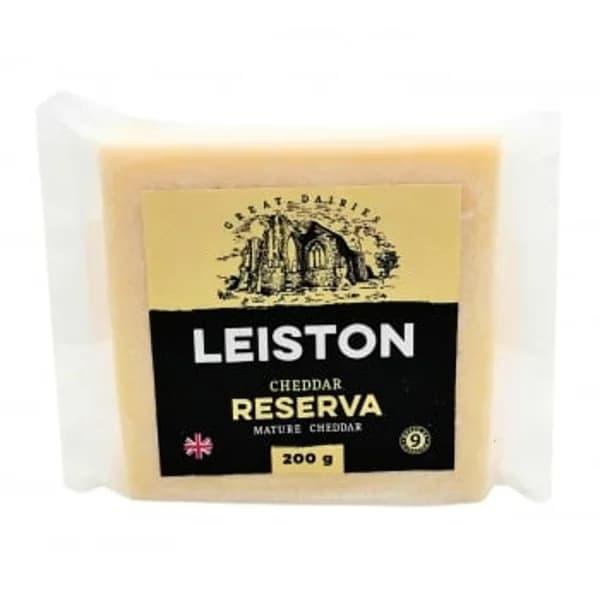Queso cheddar reserva Leiston cuña de 200 g. - 0.2 kg - Imagen del producto en Findit