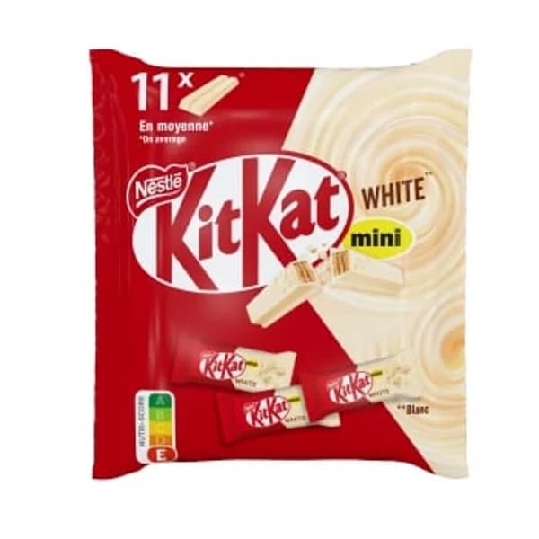 Barritas crujientes bañadas en chocolate blanco Nestlé Kit Kat White 146,3 g. - 0.15 kg - Imagen del producto en Findit