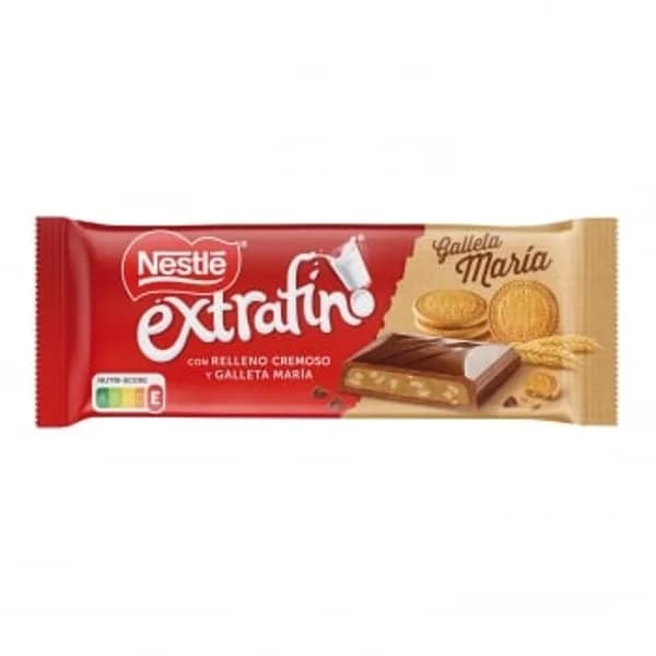 Chocolate con relleno cremoso y galleta maría Nestlé Extrafino 83 g. - 0.08 kg - Imagen del producto en Findit