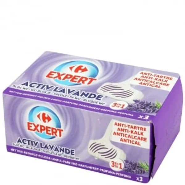 Colgador de WC lavanda antical Carrefour Expert 3 ud. - 0.12 kg - Imagen del producto en Findit