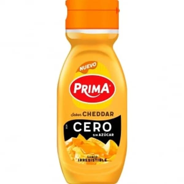 Salsa sabor cheddar cero azúcar Prima sin gluten 260 ml. - 0.26 kg - Imagen del producto en Findit