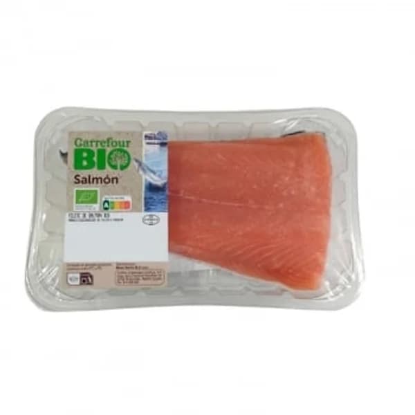 Filete de salmón Carrefour Bio 300 g aprox - 0.3 kg - Imagen del producto en Findit