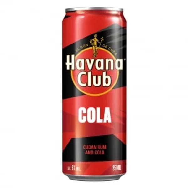Ron Havana Club cola lata 25 cl. - 0.25 l - Imagen del producto en Findit