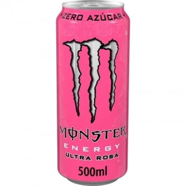 Monster Energy Ultra Rosa Bebida Energética sin azúcar lata 500 ml. - 0.5 l - Imagen del producto en Findit