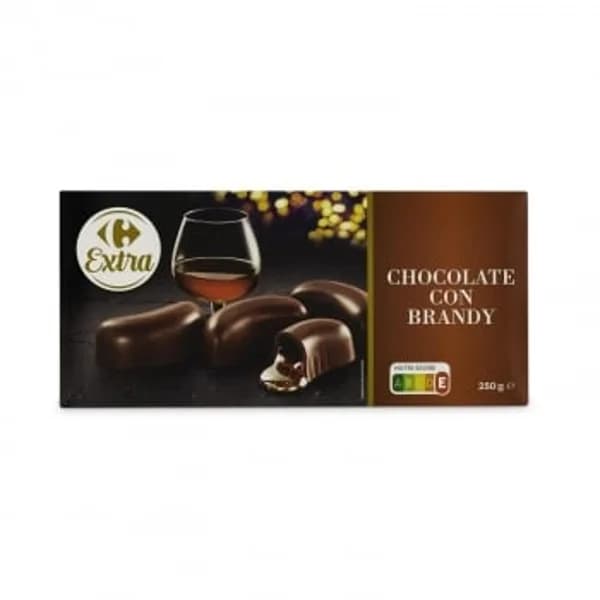 Bombones de chocolate con brandy Carrefour Extra 250 g. - 0.25 kg - Imagen del producto en Findit
