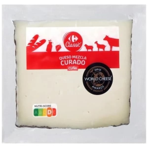 Queso de mezcla curado Classic' Carrefour 340 g - 0.34 kg - Imagen del producto en Findit