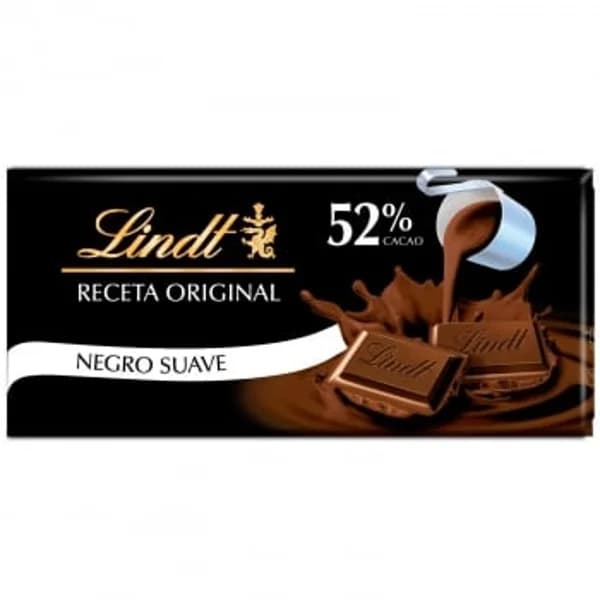 Chocolate negro suave 52% cacao Lindt 100 g. - 0.1 kg - Imagen del producto en Findit
