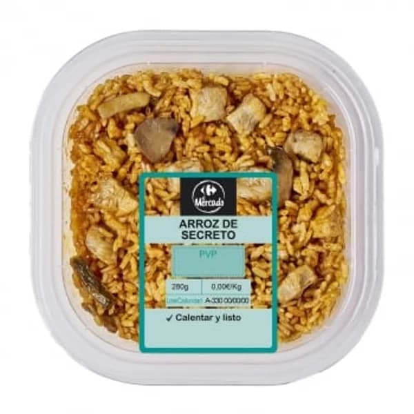Arroz de secreto ibérico y boletus 280 g - 0.28 kg - Imagen del producto en Findit