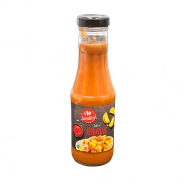 Salsa brava Sensation Carrefour sin gluten 315 g. - 0.31 kg - Imagen del producto en Findit