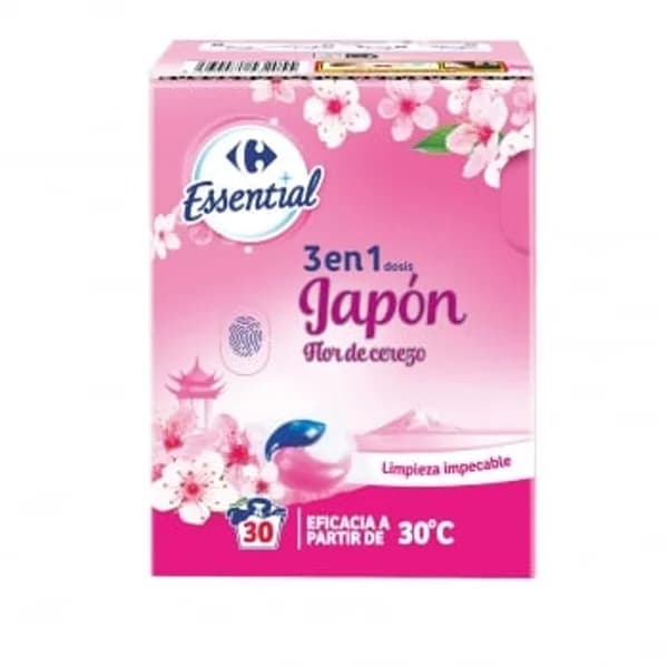 Detergente Japón flor de cerezo Essential Carrefour 30 lavados. - 30.5 ud - Imagen del producto en Findit