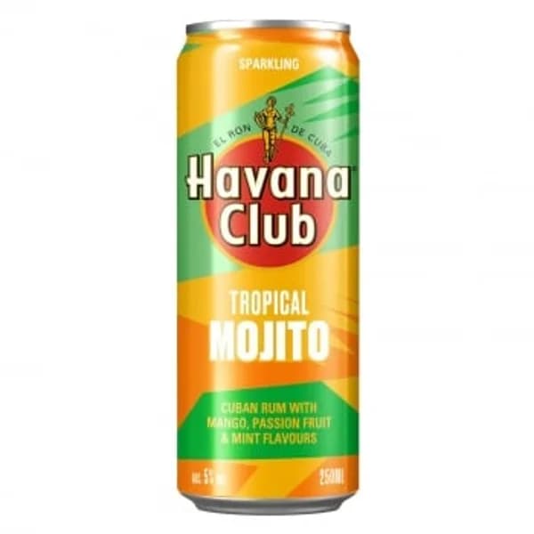 Ron Havana Club tropical mojito lata 25 cl. - 0.25 l - Imagen del producto en Findit