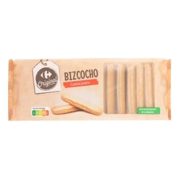 Bizcocho Original Carrefour 400 g. - 0.4 kg - Imagen del producto en Findit