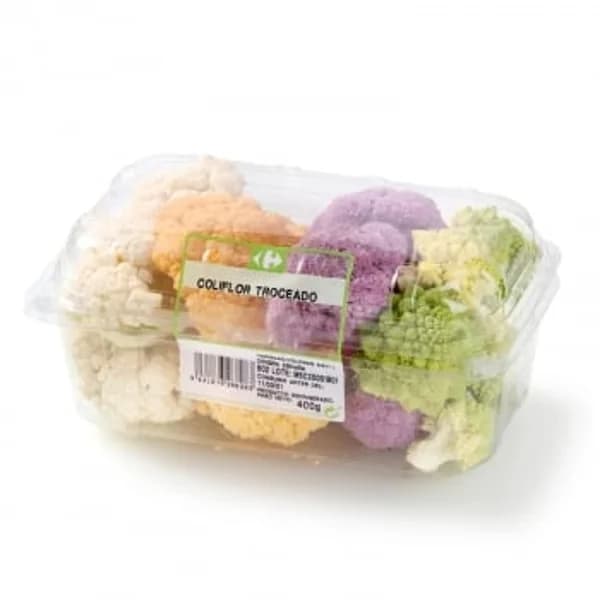 Coliflor color Carrefour troceada 400 g - 0.4 kg - Imagen del producto en Findit