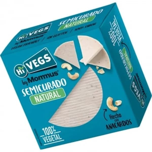 Preparado vegano elaborado de anacardos fermentados Hi Vegs! by Mommus sin gluten 135 g. - 0.13 kg - Imagen del producto en Findit
