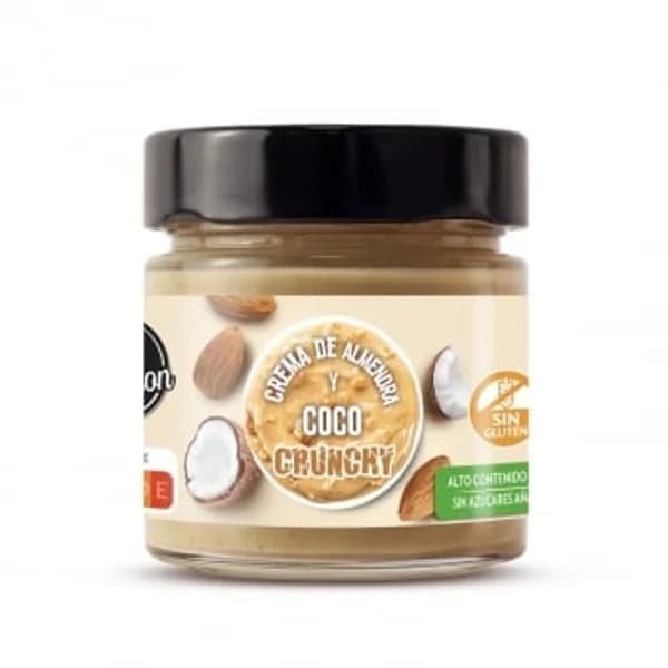 Crema de almendra y coco crunch Sensation Carrefour sin gluten 180 g. - 0.18 kg - Imagen del producto en Findit