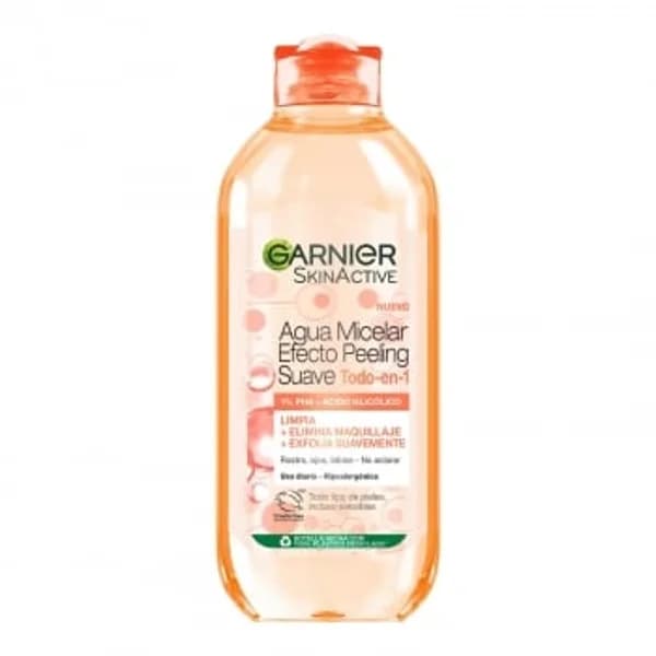 Agua micelar efecto peeling Garnier Skin Active 400 ml. - 0.4 l - Imagen del producto en Findit