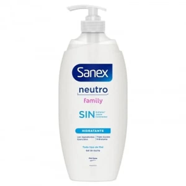 Gel de ducha hidratante neutro family Sanex 750 ml. - 0.75 l - Imagen del producto en Findit