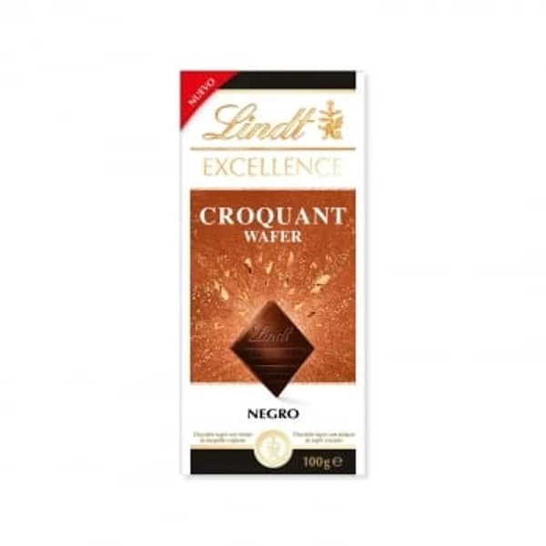 Chocolate negro croquant wafer Lindt Excellence 100 g. - 0.1 kg - Imagen del producto en Findit