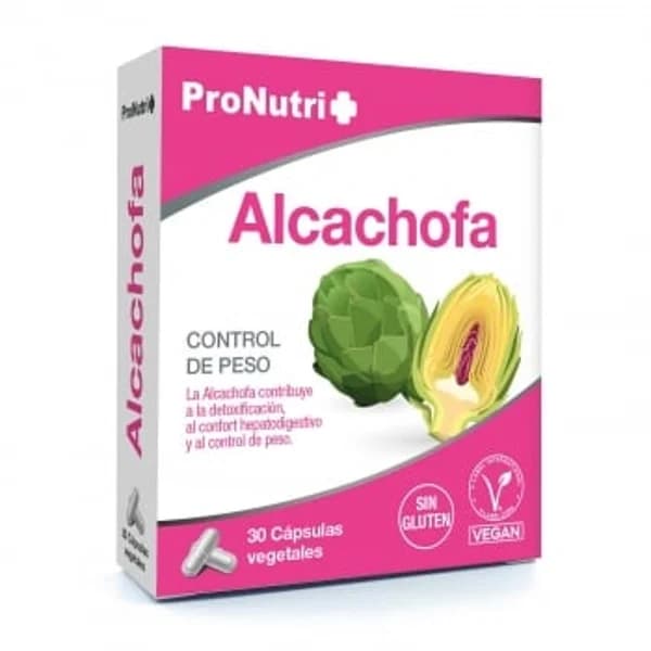 Alcachofa en cápsulas Pronutri sin gluten 30 ud. - 0.02 kg - Imagen del producto en Findit