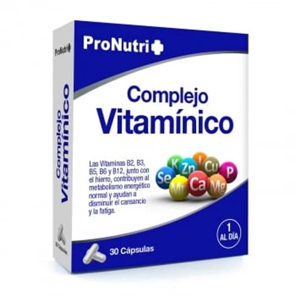 Complemento multivitamínico en cápsulas Pronutri 30 ud. - 0.02 kg - Imagen del producto en Findit