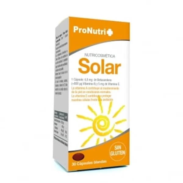 Complemento alimenticio Solar Pronutri sin gluten 30 ud. - 0.02 kg - Imagen del producto en Findit