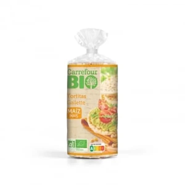 Tortitas de maíz ecológicas Carrefour Bio 120 g. - 0.12 kg - Imagen del producto en Findit
