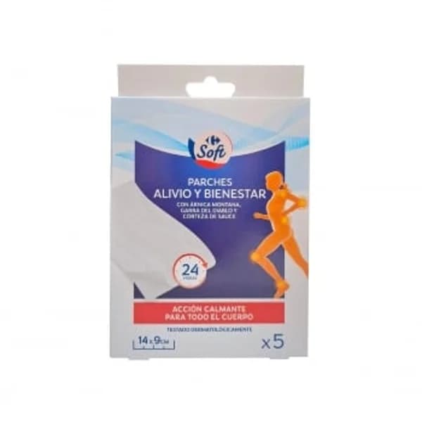 Parches alivio y bienestar para todo el cuerpo Soft Carrefour 5 ud. - 4.99 ud - Imagen del producto en Findit