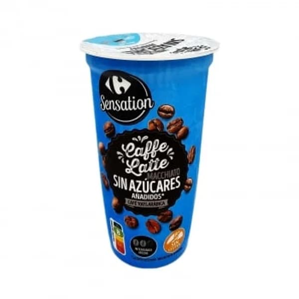 Café latte macchiato Carrefour Sensation sin gluten 250 ml. - 0.25 l - Imagen del producto en Findit