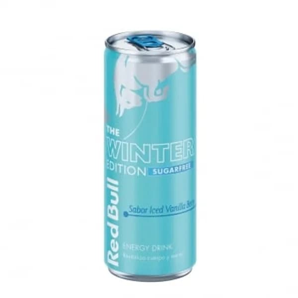 Red Bull Winter Edition sabor iced vanilla berry sin azúcar lata 25 cl. - 0.25 l - Imagen del producto en Findit