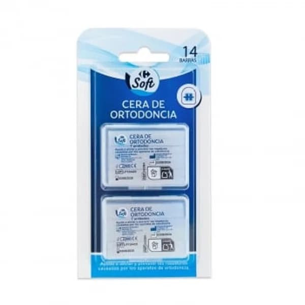 Cera de ortodoncia Soft Carrefour 7 ud. - 1 ud - Imagen del producto en Findit
