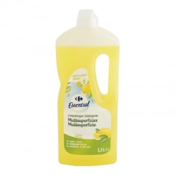 Limpiador multisuperficies limón Essential Carrefour 1,5 l. - 1.5 l - Imagen del producto en Findit