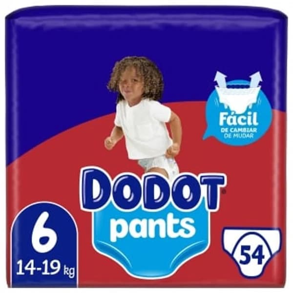 Pants Dodot T6 (14-19 kg.) 54 ud. - 54.55 ud - Imagen del producto en Findit