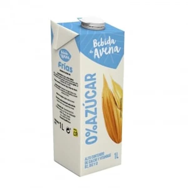 Bebida de avena sin azúcar 1 l. - 1 l - Imagen del producto en Findit