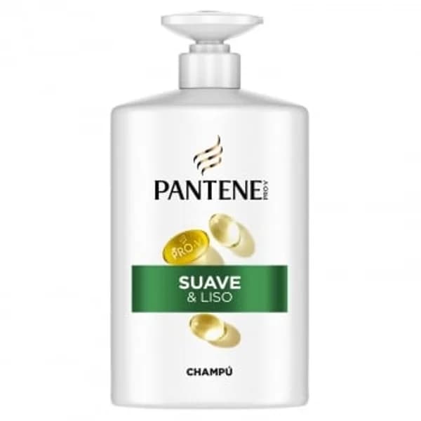 Champú suave y liso Pantene Pro-V 1000 ml. - 1 l - Imagen del producto en Findit