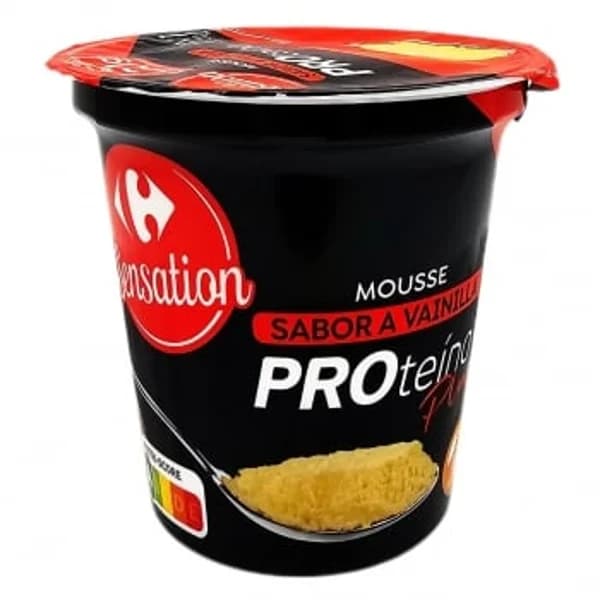 Mousse proteico sabor vainilla Carrefour Sensation 200 g. - 0.2 kg - Imagen del producto en Findit