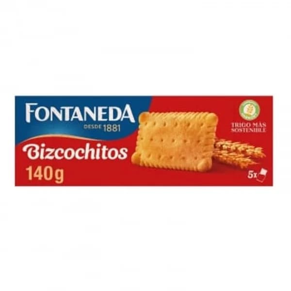 Bizcochitos Fontaneda 140 g. - 0.14 kg - Imagen del producto en Findit