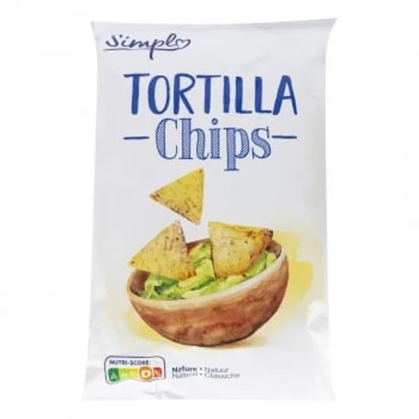 Tortilla chips nature Simpl 300 g. - 0.3 kg - Imagen del producto en Findit