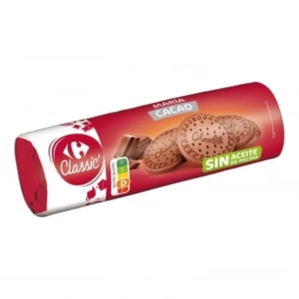 Galletar María al cacao Carrefour Classic 265 g. - 0.27 kg - Imagen del producto en Findit