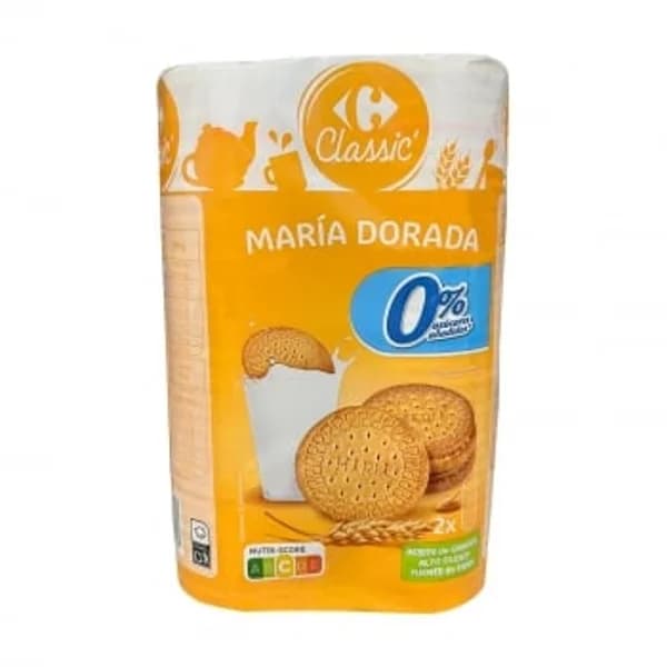 Galleta dorada Carrefour Classic sin azúcar añadido 400 g. - 0.4 kg - Imagen del producto en Findit