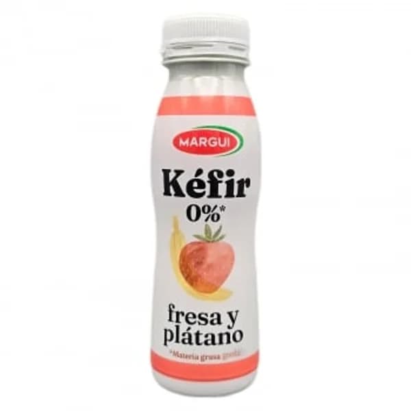 Kéfir de fresa y plátano Margui 250 g. - 0.25 kg - Imagen del producto en Findit