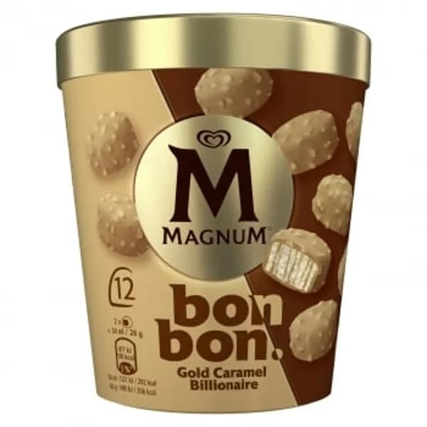 Bombones helados gold caramel billionaire Magnum 12 ud. - 12.06 ud - Imagen del producto en Findit