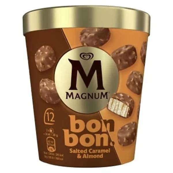Bombones helados salted caramel & almond Magnum 12 ud. - 11.98 ud - Imagen del producto en Findit