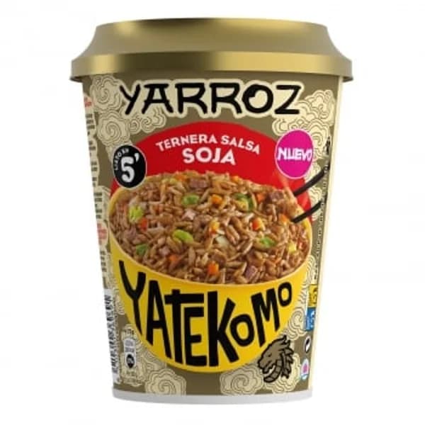 Arroz con ternera en salsa de soja Yarroz Yatekomo 84 g. - 0.08 kg - Imagen del producto en Findit