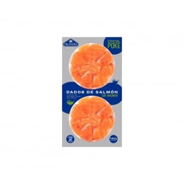 Dados de Salmón sin ahumar Skandia 140 g - 0.14 kg - Imagen del producto en Findit