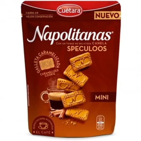 Mini galletas caramelizadas Cuétara Napolitanas Speculoos doy pack 150 g - 0.15 kg - Imagen del producto en Findit