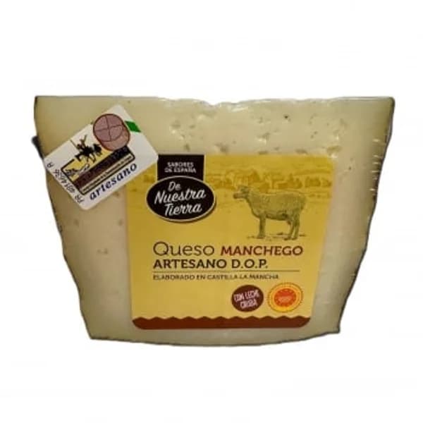 Queso de oveja manchego artesano D.O.P De Nuestra Tierra 175 g. - 0.18 kg - Imagen del producto en Findit