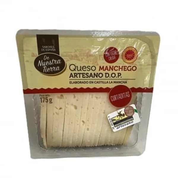 Queso de oveja manchego artesano De Nuestra Tierra 175 g - 0.18 kg - Imagen del producto en Findit