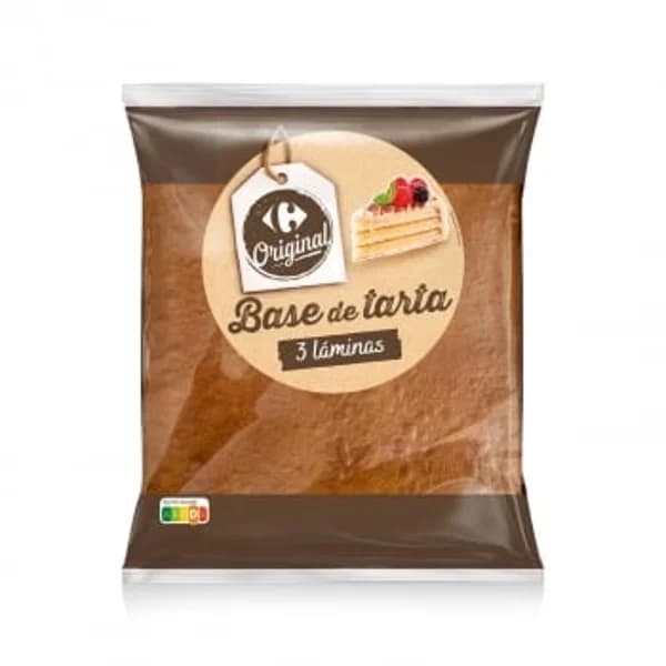 Base de tarta Carrefour Original 380 g. - 0.38 kg - Imagen del producto en Findit