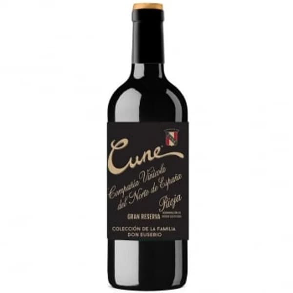 Vino tinto gran reserva tempranillo Colección de la Familia Don Eusebio Cune D.O.Ca. Rioja 75 cl. - 1 ud - Imagen del producto en Findit